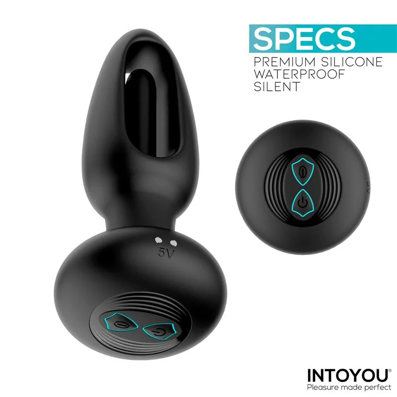 Plug Anal Sasha com Língua Oscilante, Vibração e Comando à Distância Intoyou — vista 4 de 8