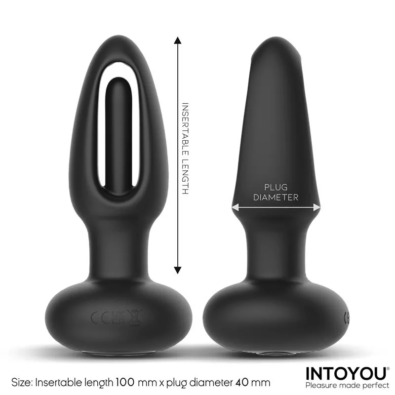 Plug Anal Sasha com Língua Oscilante, Vibração e Comando à Distância Intoyou — vista 7 de 8