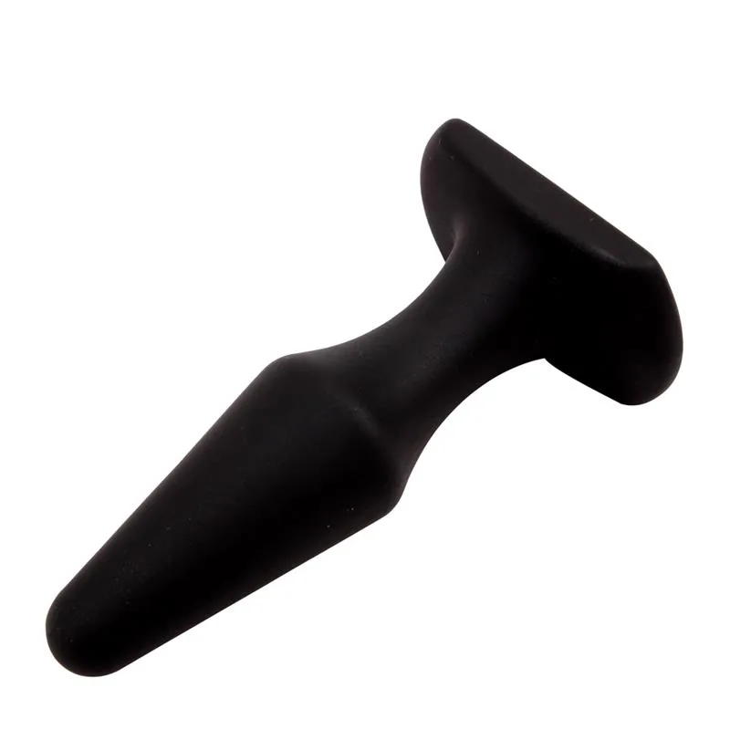 Plug Anal Silicone Chisa Preto 10,4 cm — vista 3 de 3