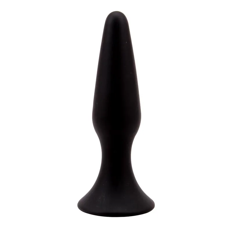 Plug Anal de Silicone Preto Chisa 12,5 cm — vista 2 de 4