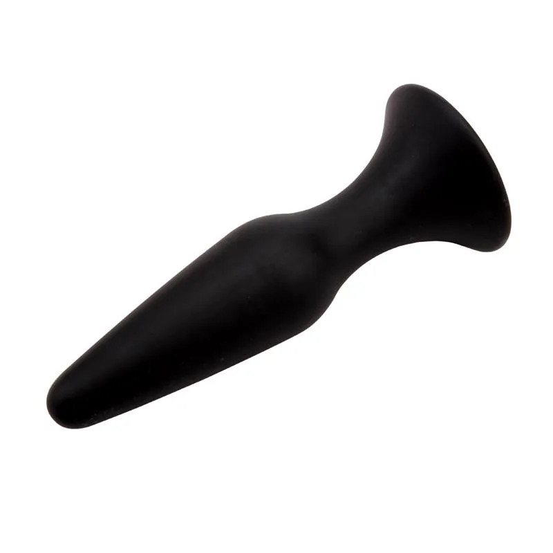 Plug Anal de Silicone Preto Chisa 12,5 cm — vista 4 de 4