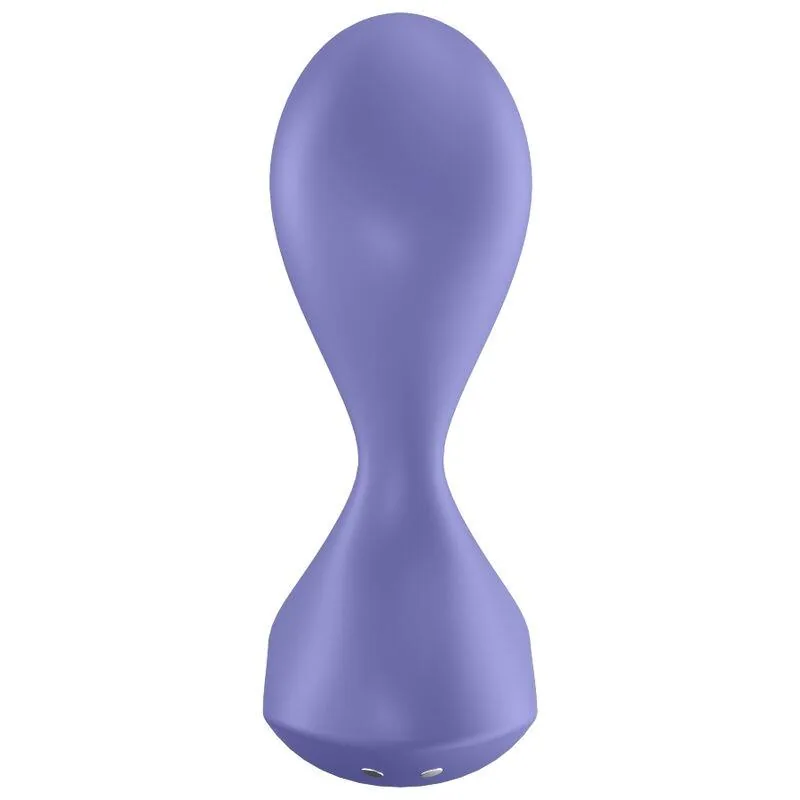 Plug Anal Sweet Seal com Vibração e Aplicação Satisfyer Preto — vista 3 de 4
