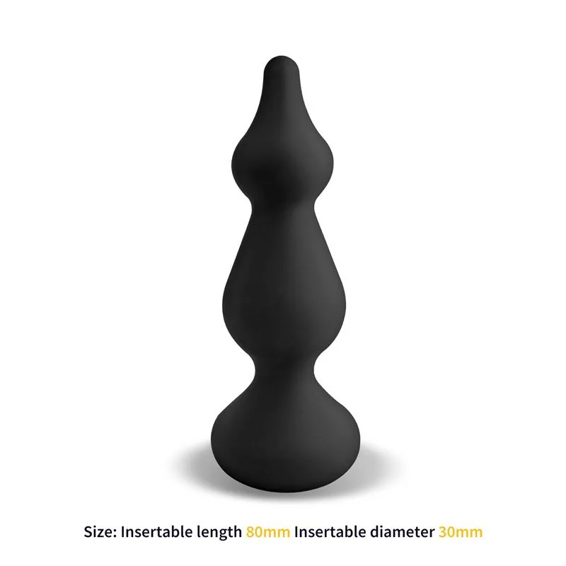 Plug Anal Tendax Afterdark em Silicone 8 cm — vista 2 de 4