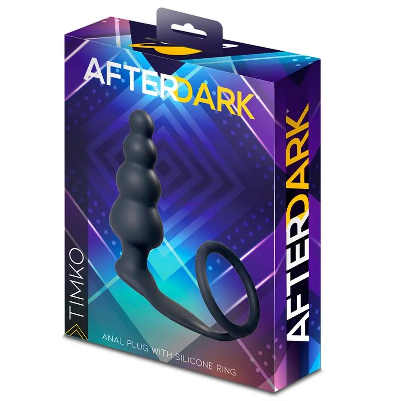Plug Anal Timko com Anel de Silicone Afterdark — vista 5 de 5