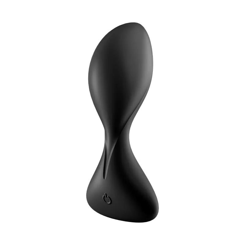 Plug Anal Trendsetter com Vibração e Aplicação Satisfyer Preto — vista 3 de 7