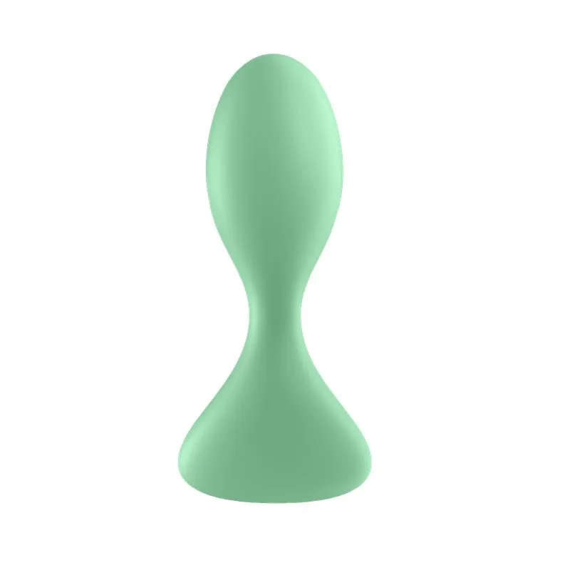 Plug Anal Trendsetter com Vibração e Aplicação Satisfyer Verde Claro — vista 5 de 7
