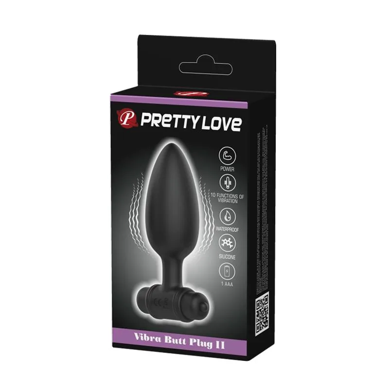 Plug Anal Vibra II com Vibração USB Prettylove — vista 9 de 9