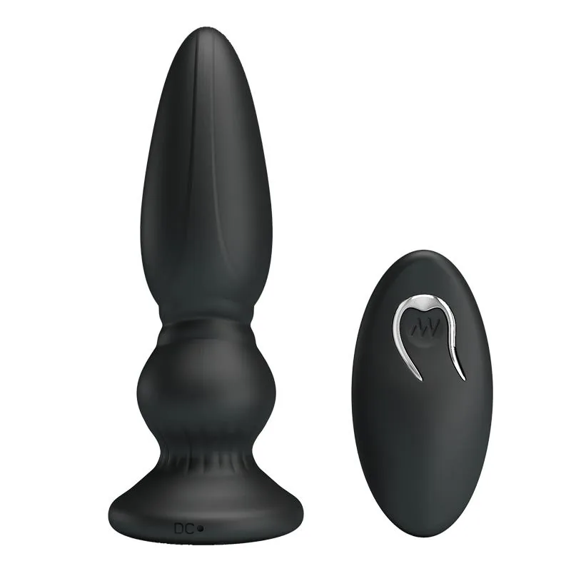 Plug Anal com Vibração e Comando à Distância Mr Play