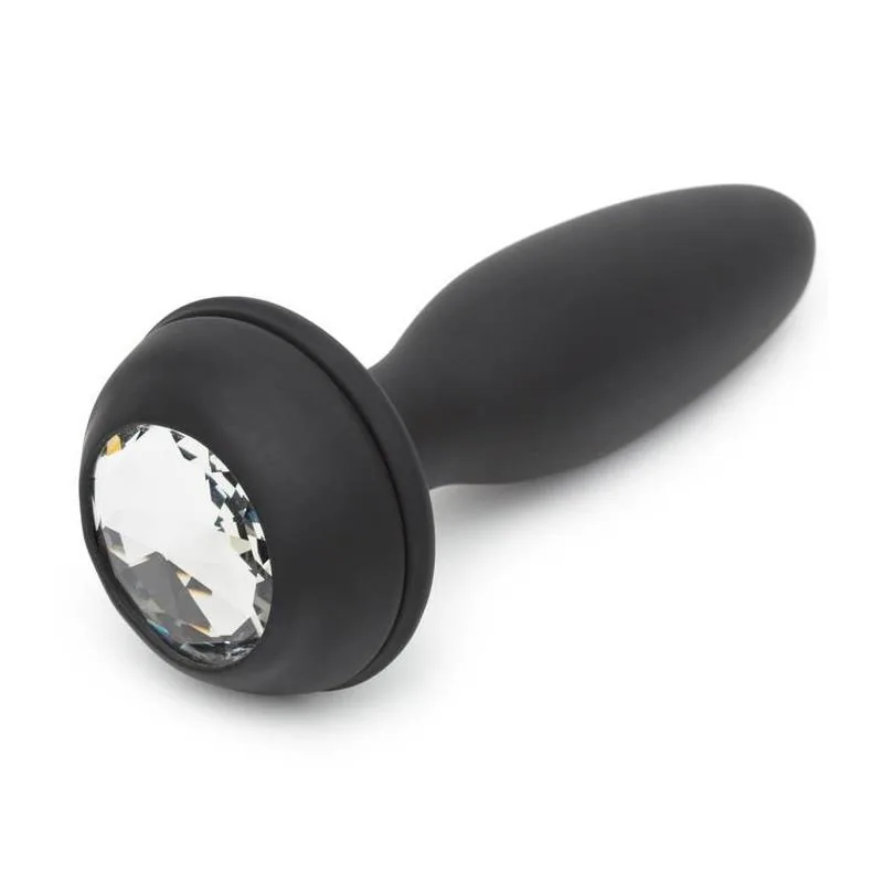 Plug Anal com Vibração Happy Rabbit Roxo Tamanho Grande — vista 3 de 5