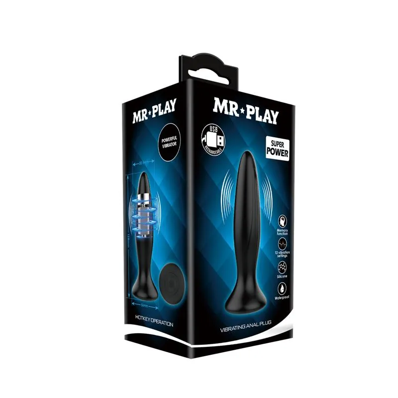 Plug Anal com Vibração Mr Play — vista 6 de 6