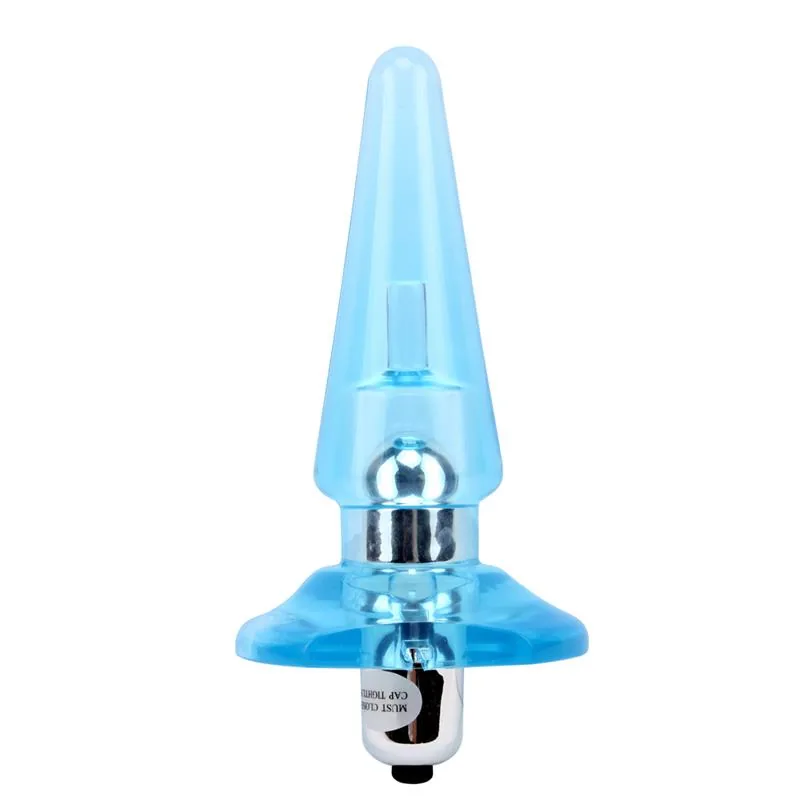 Plug Anal com Vibração Nicoles Azul Chisa 12,5 cm — vista 2 de 2