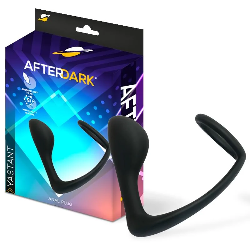 Plug Anal Yastant com Anel para Testículos Afterdark