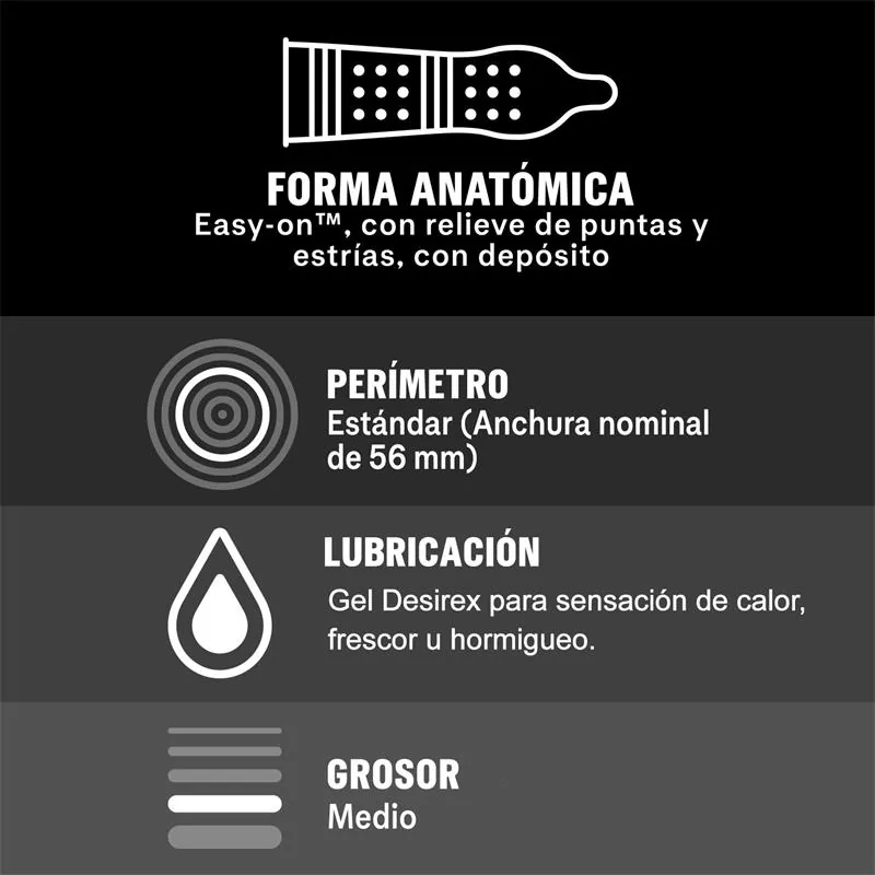 Preservativos Durex Intenso 12 unidades — vista 3 de 3