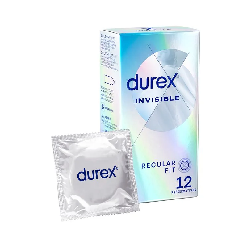 Preservativos Durex Invisível 12 unidades