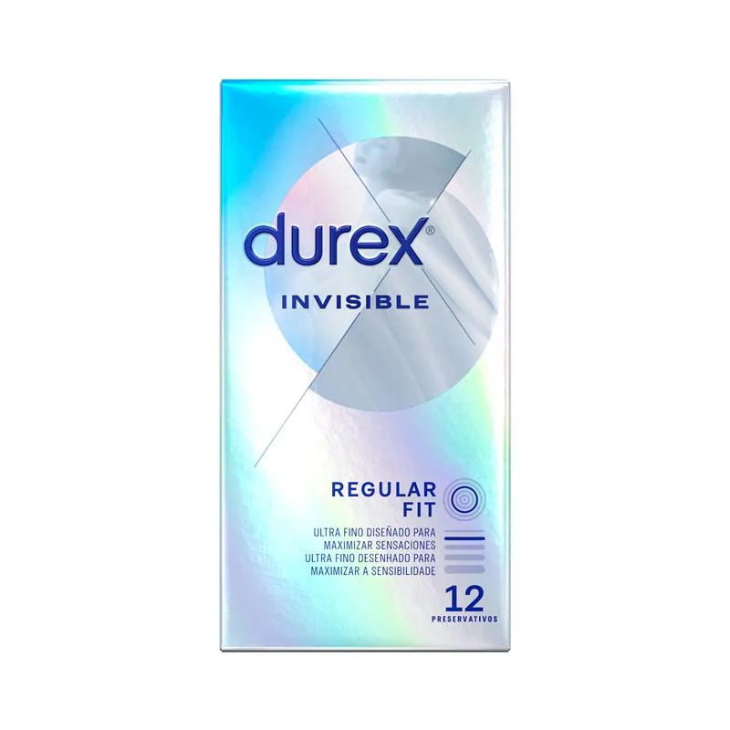 Preservativos Durex Invisível 12 unidades — vista 2 de 3