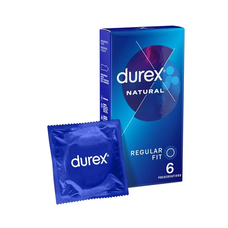 Preservativos Durex Natural 6 unidades
