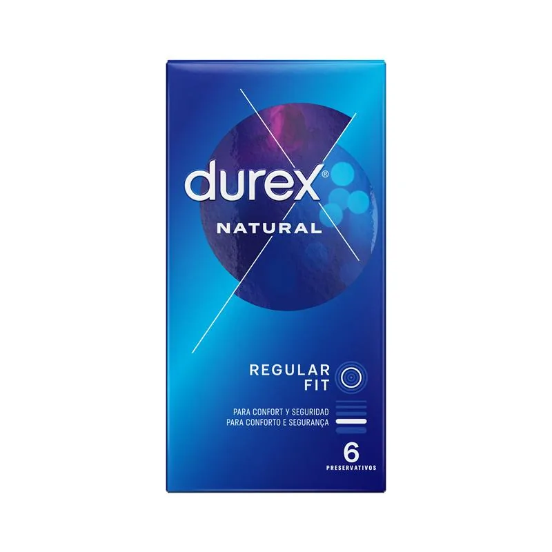 Preservativos Durex Natural 6 unidades — vista 2 de 6