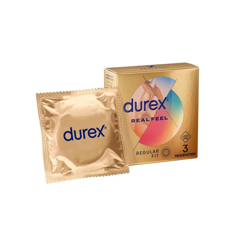 Preservativos Durex Sensação Real 3 unidades
