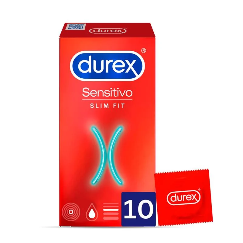 Preservativos Durex Sensitivo Ajuste Justo 10 unidades