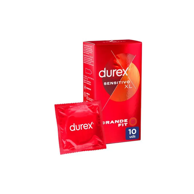 Preservativos Durex Sensitivo XL 10 unidades