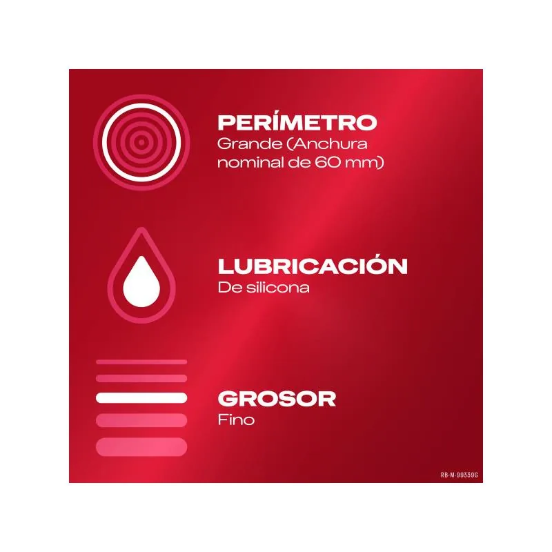 Preservativos Durex Sensitivo XL 10 unidades — vista 3 de 5