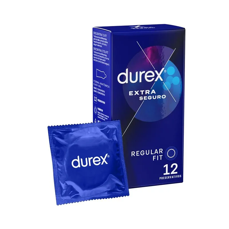 Preservativos Extra Seguro Durex 12 Unidades