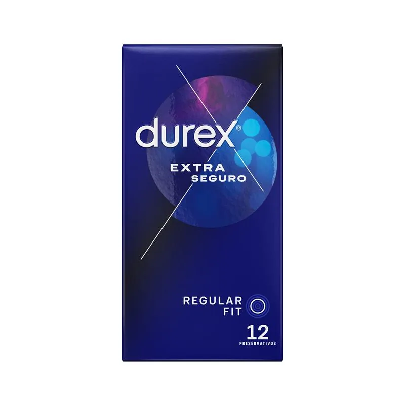 Preservativos Extra Seguro Durex 12 Unidades — vista 2 de 3