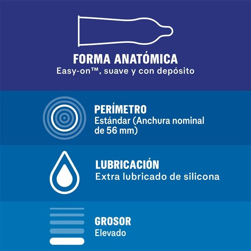Preservativos Extra Seguro Durex 12 Unidades — vista 3 de 3