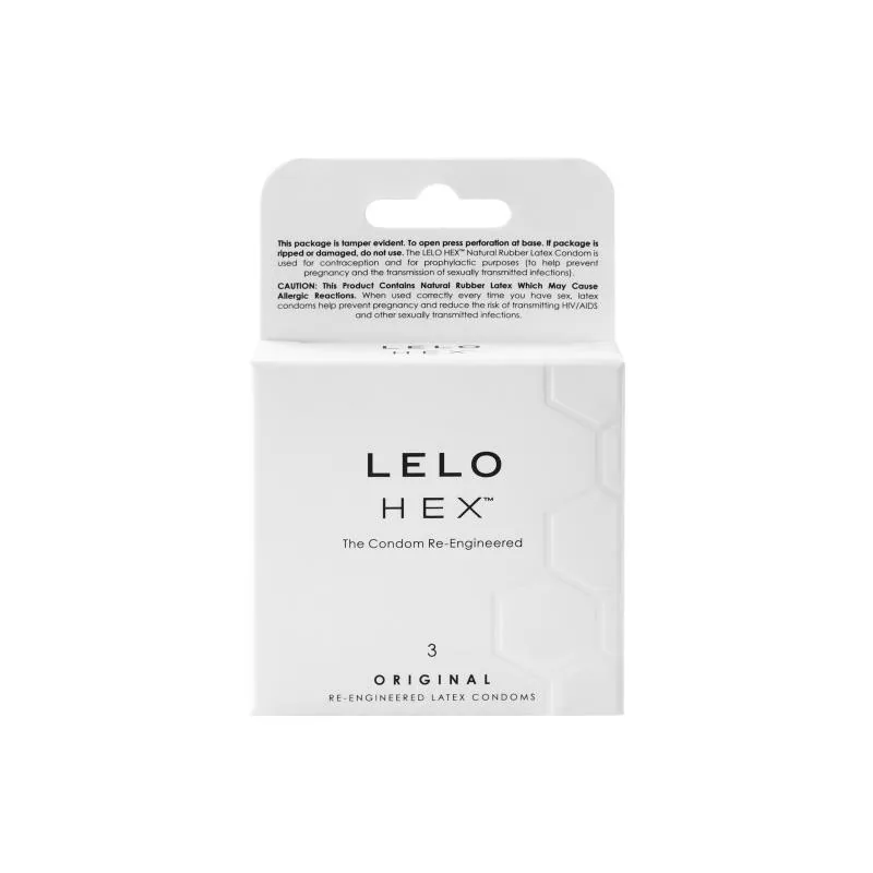 Preservativos LELO HEX Original 3 Unidades