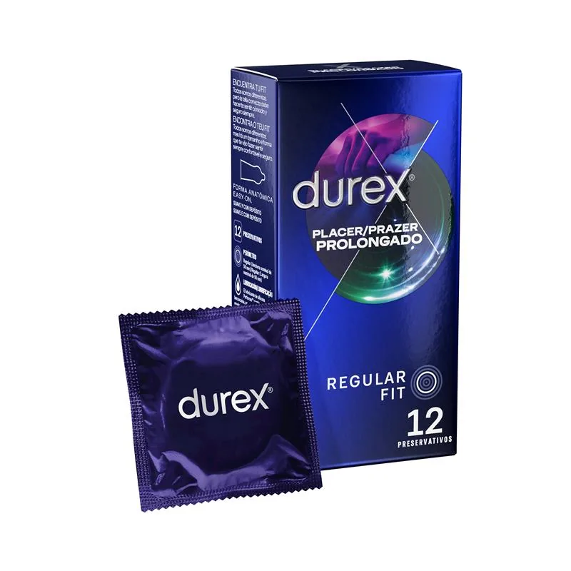 Preservativos Prazer Prolongado Durex 12 Unidades