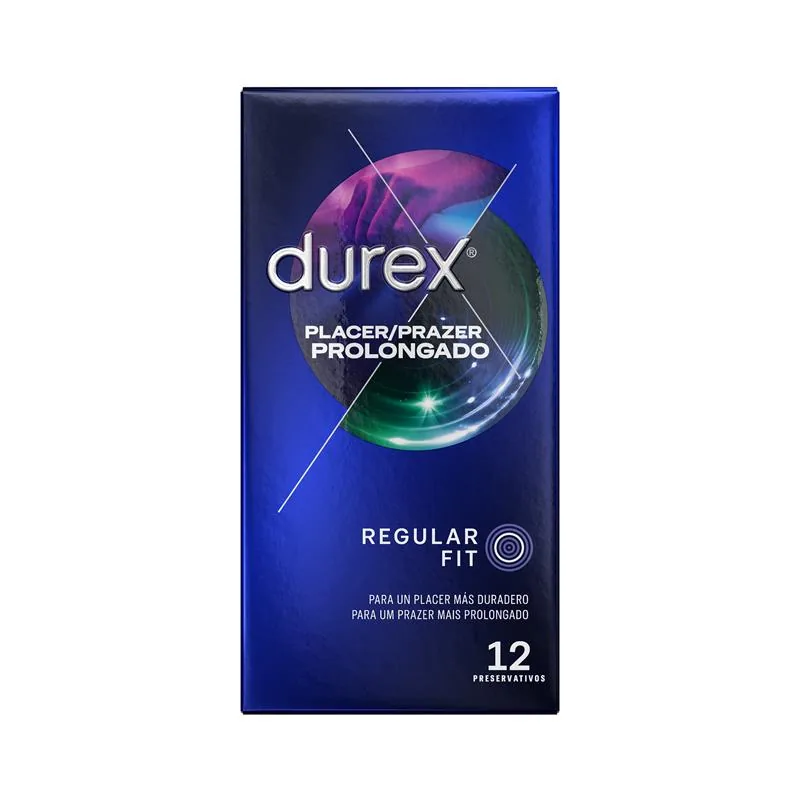 Preservativos Prazer Prolongado Durex 12 Unidades — vista 2 de 3
