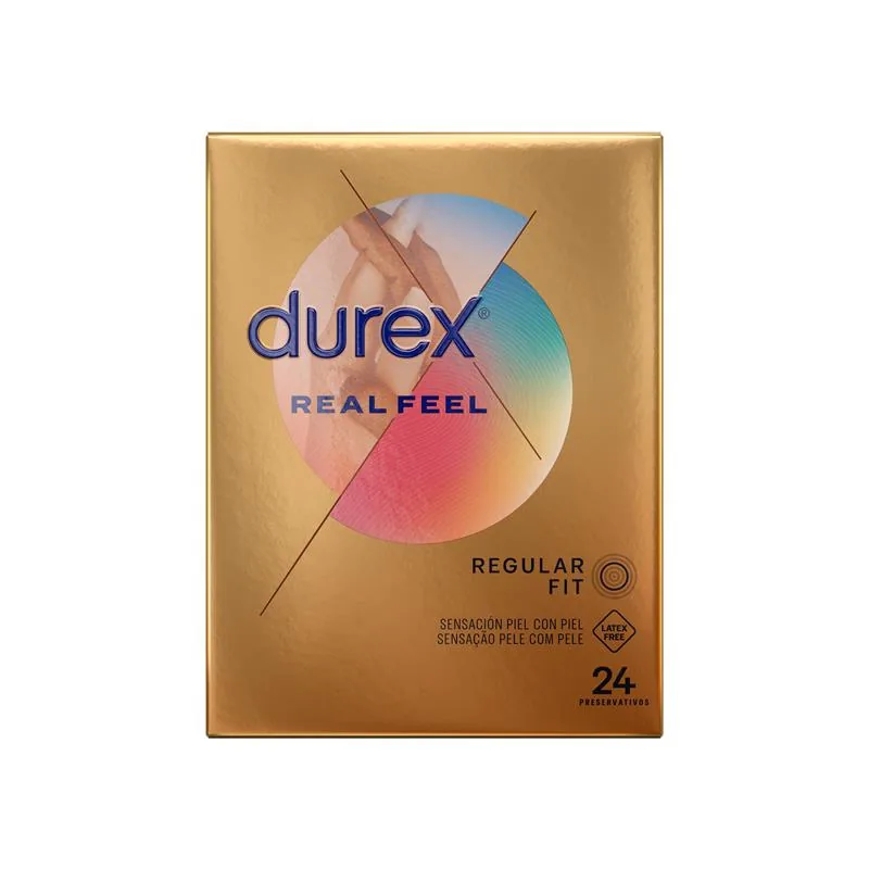 Preservativos Real Feel Durex 24 Unidades — vista 2 de 6