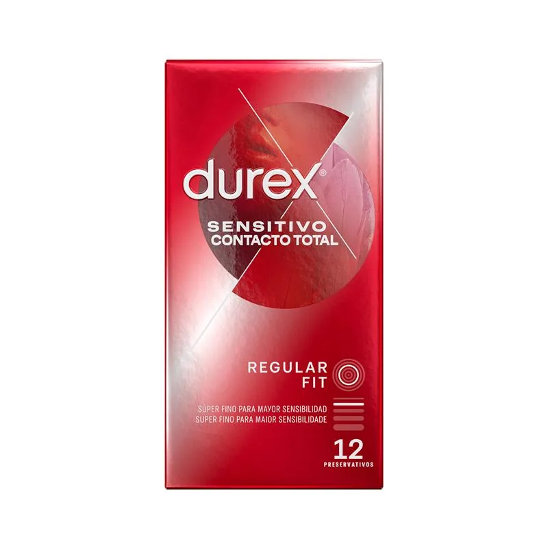 Preservativos Sensitivo Super Fino Durex 12 Unidades — vista 2 de 3