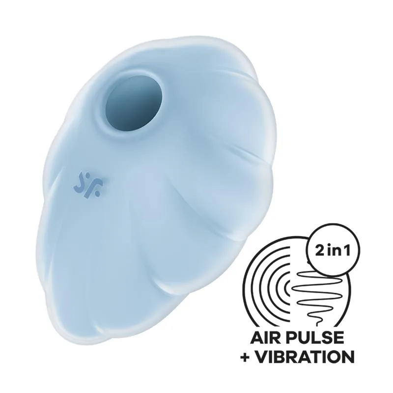 Cloud Dancer Succionador e Vibrador Azul
