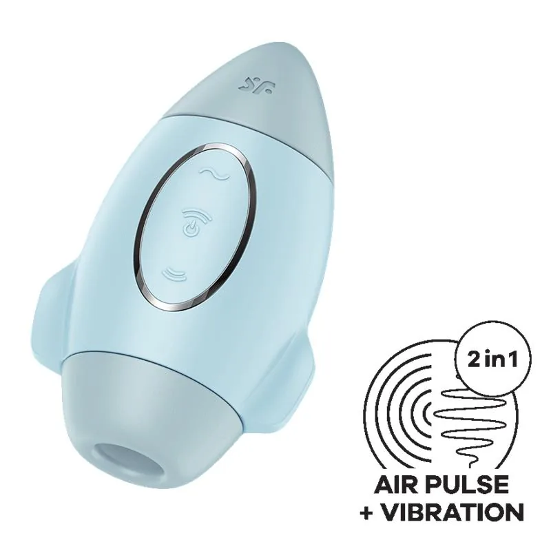 Mission Control Succionador e Vibrador Azul