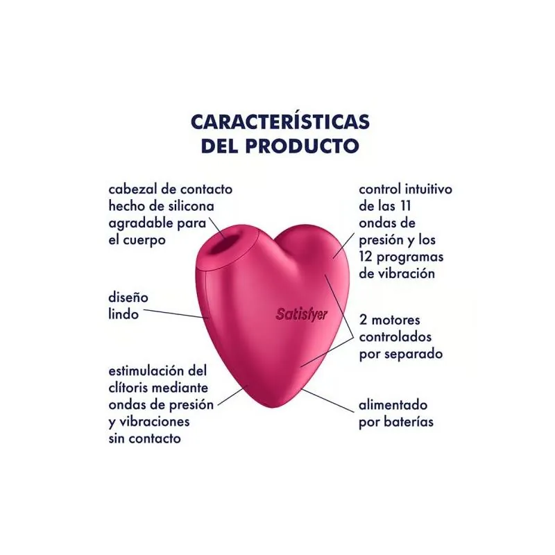 Sugador de Clítoris Cutie Heart Satisfyer — vista 4 de 5