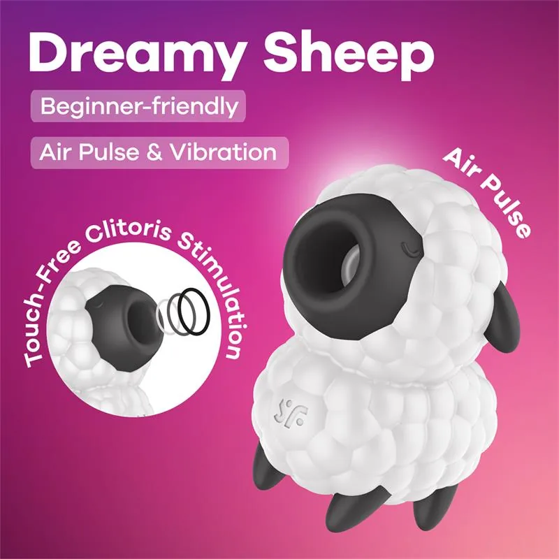 Sugador de Clítoris Dreamy Sheep com Vibração Satisfyer