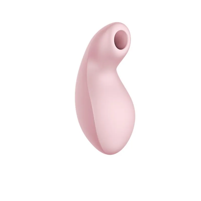 Sugador de Clítoris Luna Air Pulse com Vibração Fun Factory Rosa Suave