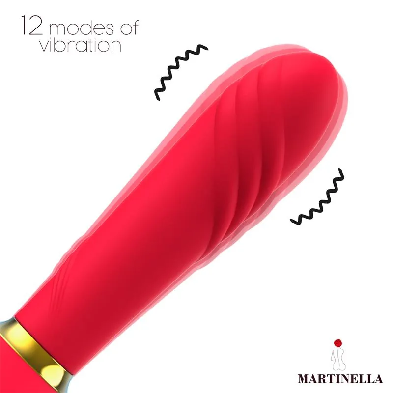 Sugador de Clítoris Rosa 2 em 1 com Vibrador Martinella — vista 4 de 6