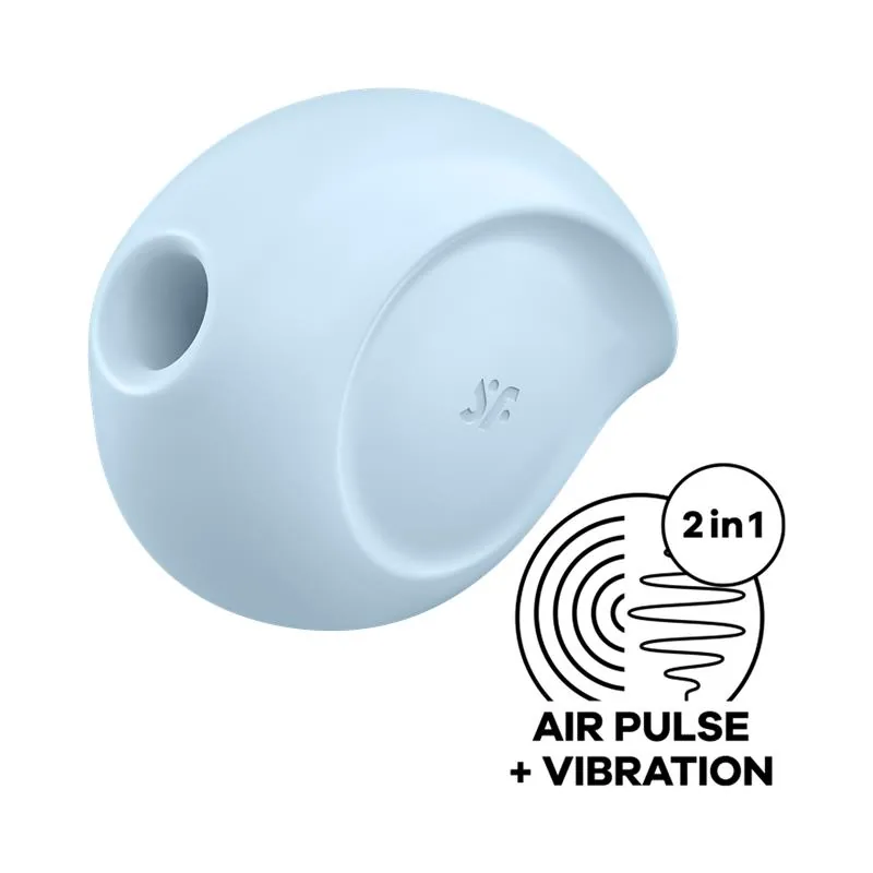Sugador de Clítoris Sugar Rush com Vibração Satisfyer Azul