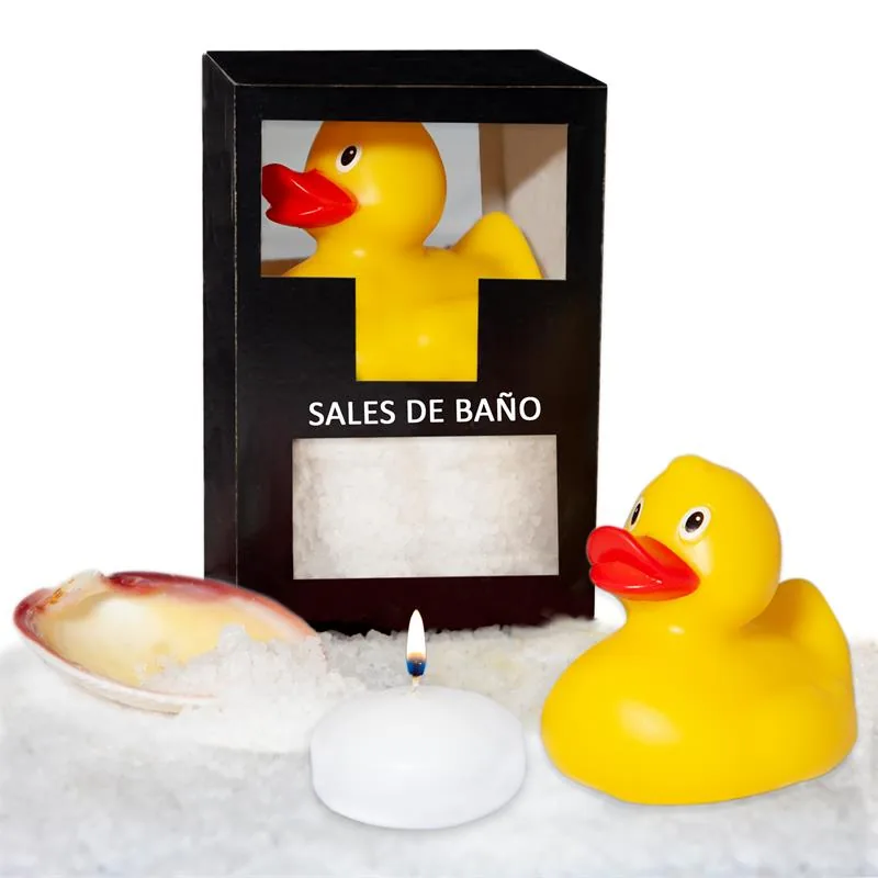 Vela de Massagem, Sais de Banho, Pato e Concha Aroma Coco 150 g Diverty Sex