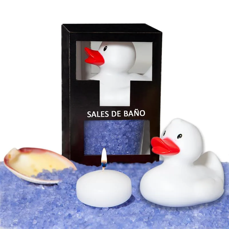 Vela de Massagem, Sais de Banho, Pato e Concha Aroma Lavanda 150 g Diverty Sex