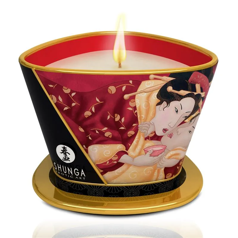 Vela de Massagem Vinho de Romance 170 ml Shunga