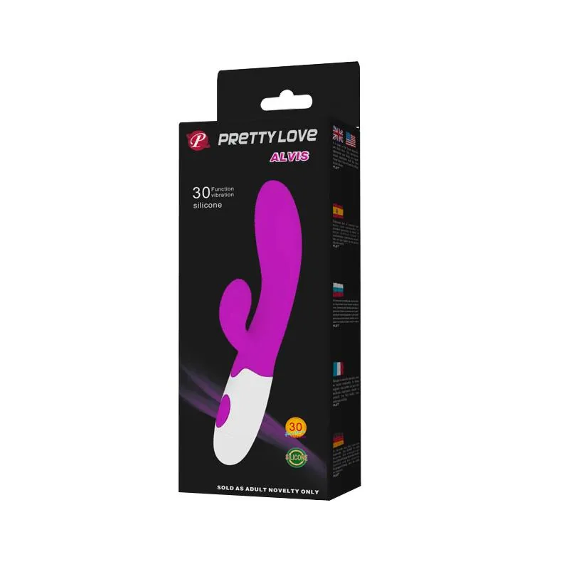 Vibrador Alvis 30 Funções Rosa Prettylove — vista 8 de 8