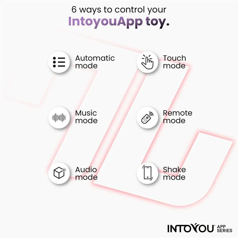 Vibrador Ascen com Vaivém, Ondulação e Aplicação USB InToYou — vista 7 de 9