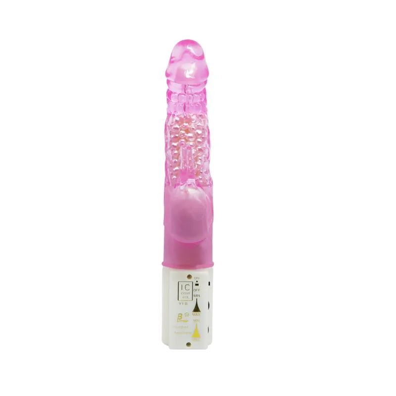 Vibrador Baile Transparente Rosa — vista 2 de 8