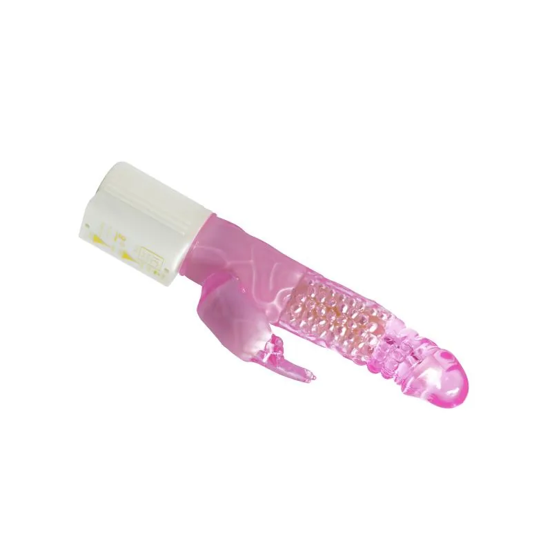 Vibrador Baile Transparente Rosa — vista 4 de 8