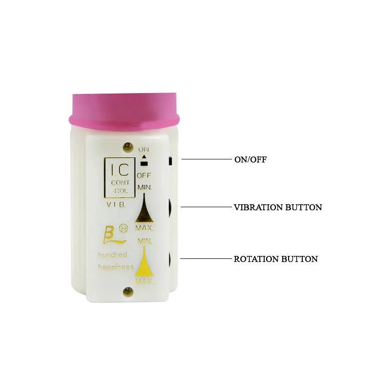 Vibrador Baile Transparente Rosa — vista 7 de 8