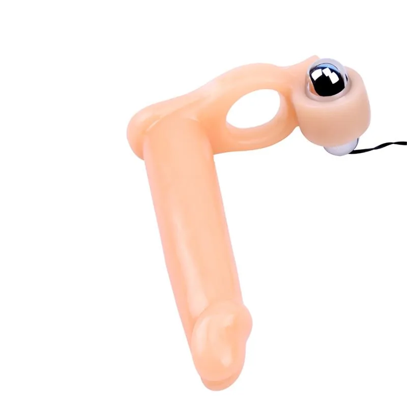 Vibrador Bainha para o Pénis 15,5 cm Cor Natural Chisa — vista 5 de 7