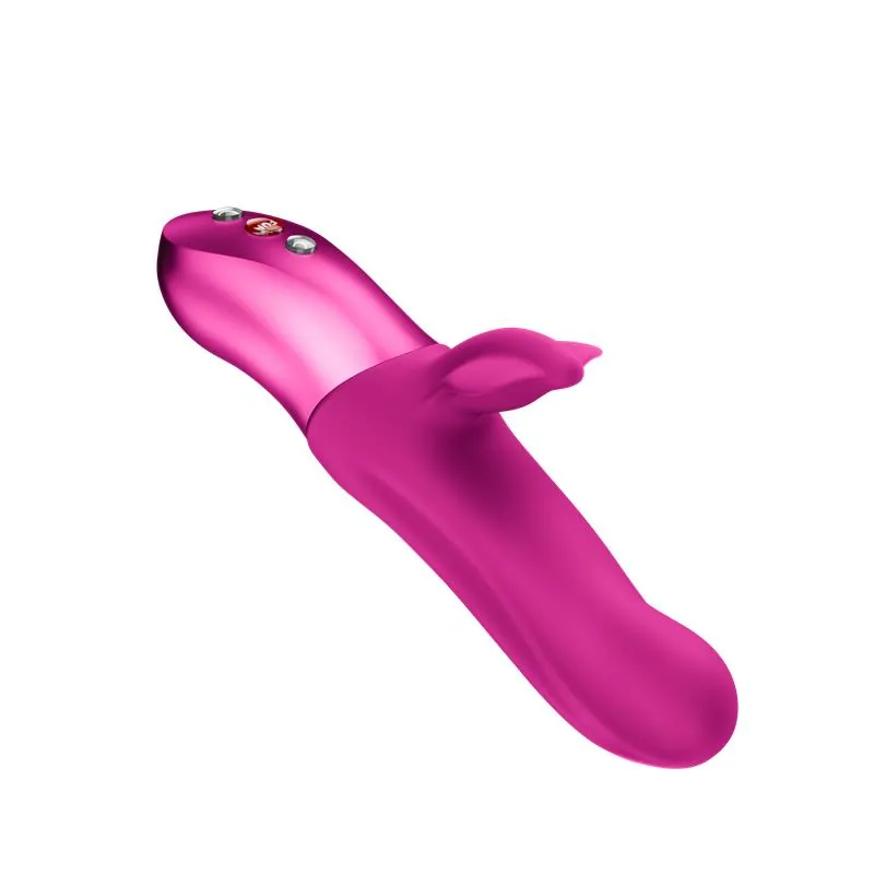 Vibrador Bi Stronic Fusion com Vaivém e Pulsação Magenta Fun Factory — vista 3 de 3